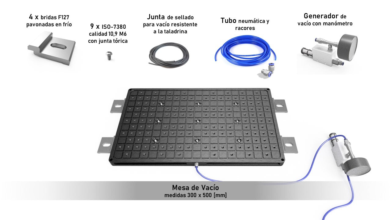 Mesa de Vacío 300x500 - Kit Iniciación